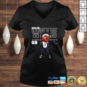 VLadies Malik Willis Tennessee Titans Cartoon shirt