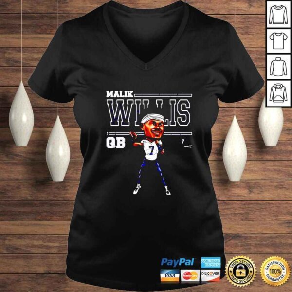 Malik Willis Tennessee Titans Cartoon shirt - Image 2