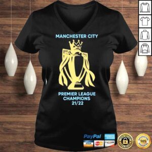 VLadies Manchester City Champions premier league Winners 21 22 Shirt