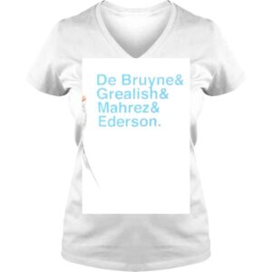 VLadies Manchester City De Bruyne Grealish Mahrez Ederson shirt