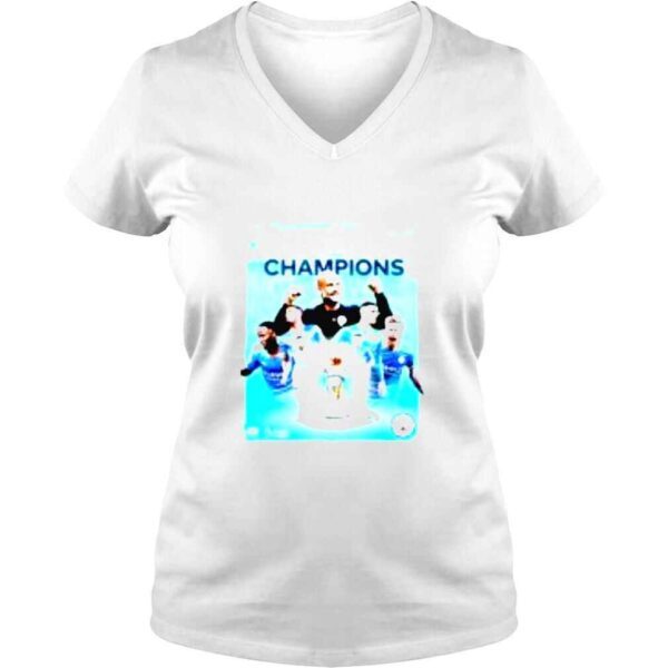 Manchester City FC Premier League 2021 2022 Champions shirt - Image 2