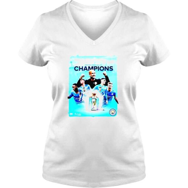 Manchester City FC Win Premier League 2021 2022 Champions TShirt - Image 2