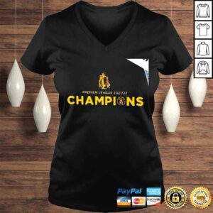 VLadies Manchester City Premier League 2021 2022 Champions shirt