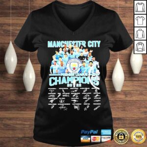 VLadies Manchester City Premier League Champions 2022 shirt