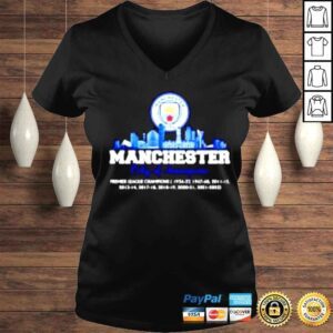 VLadies Manchester City of champions Premier League Champions shirt