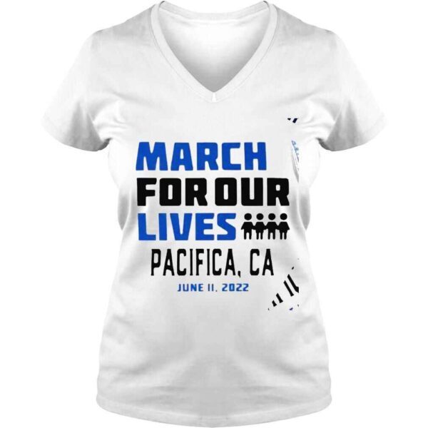 March for our lives Pacifica California 2022 shirt - Image 2