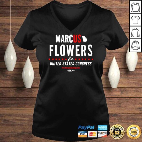 Marcus Flowers For Congress For United States Congress Shirt - Image 2