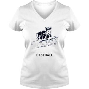 VLadies Marietta College Pioneers Baseball Shirt