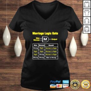 VLadies Marriage Logic Gate shirt