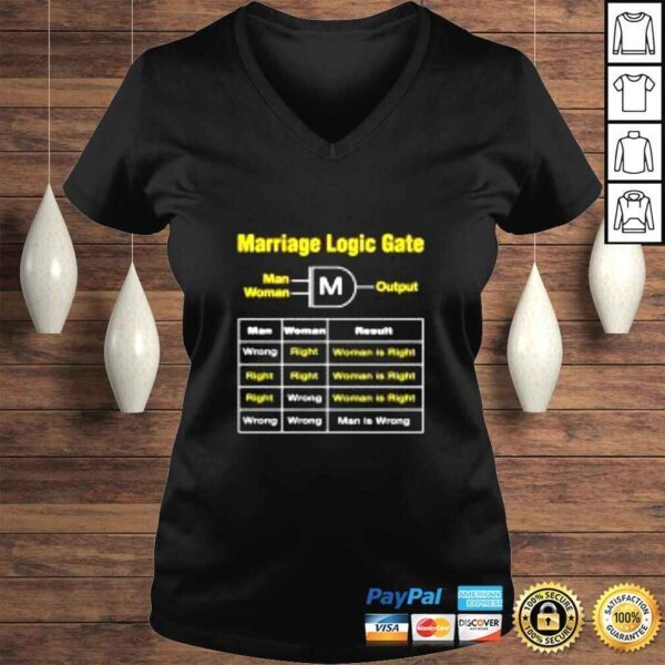 Marriage Logic Gate shirt - Image 2