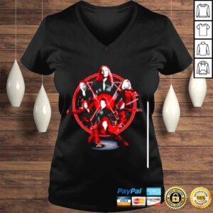 VLadies Marvel Avengers Black Widow Multiplied Shirt