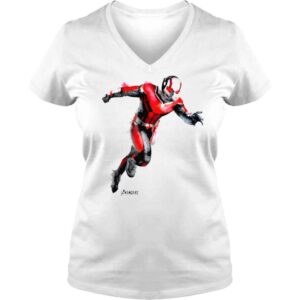 VLadies Marvel Avengers Endgame Ant Man Spray Paint Graphic T Shirt