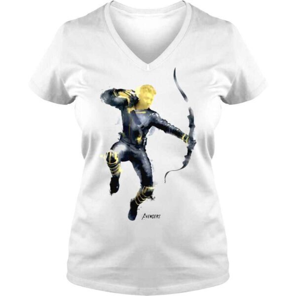 Marvel Avengers Endgame Hawkeye Spray Paint Graphic Tee - Image 2