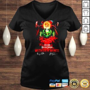 VLadies Marvel Studios Doctor Strange In The Multiverse Of Madness Signatures Shirt