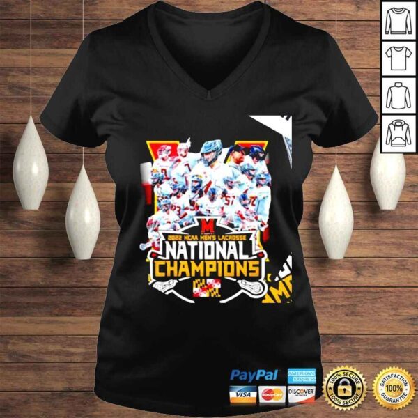 Maryland Terrapins 2022 NCAA Mens Lacrosse National Champions nice shirt - Image 2