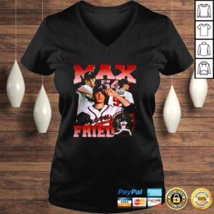 VLadies Max Fried Atlanta Braves MLB champions 2022 shirt