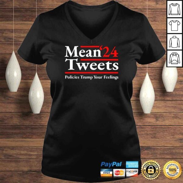 Mean Tweets 2024 Pro Donald Trump ’24 Anti Biden Shirt - Image 2