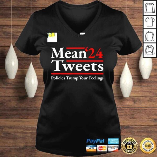 Mean Tweets 2024 Pro Donald Trump ’24 Anti Biden TShirt - Image 2