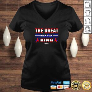 VLadies Mega King USA Flag Proud Ultra Maga Trump 2024 TShirt