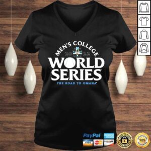 VLadies Mens College 2022 World Series the road to Omaha shirt