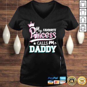 VLadies Mens my favorite princess calls me daddy fathers day shirt