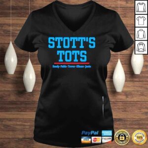 VLadies MiamI marlins pitcher pablo lopez wears stotts tots shirt