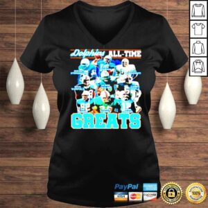 VLadies Miami Dolphins All Time Greats Composite TShirt