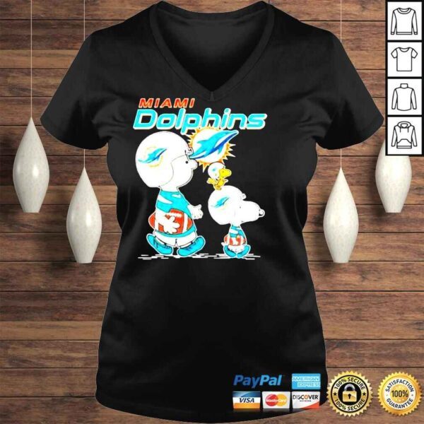 Miami Dolphins Football Peanuts shirt - Image 2