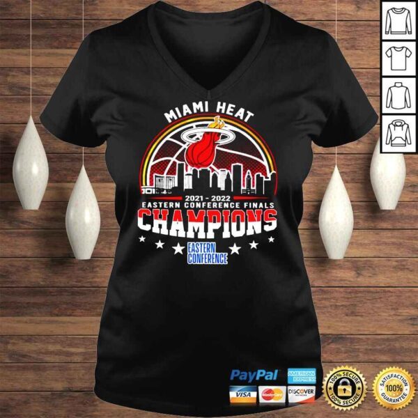 Miami Heat 2021 2022 Eastern Conference Champions Tshirt - Image 2