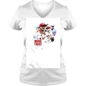 VLadies Mike Trout 2022 baseball signature shirt