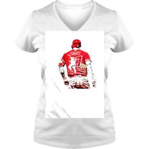 VLadies Mike Trout Los Angeles 27 baseball art shirt