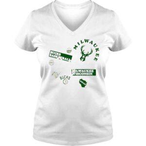 VLadies Milwaukee Bucks Run the Mil Street Collective shirt