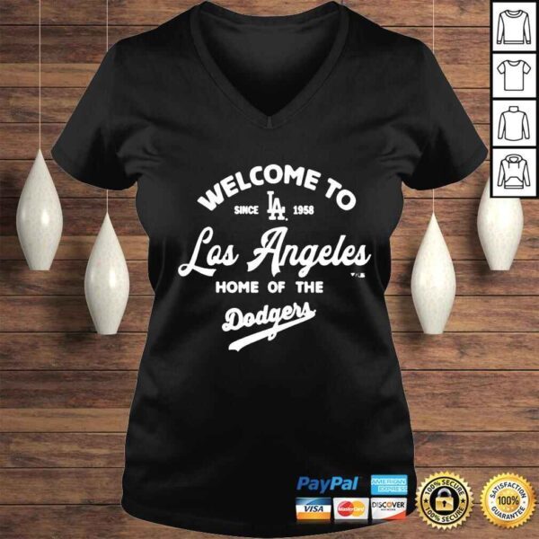 Mlb Los Angeles Dodgers Welcome To Los Angeles Dodgers since 1958 shirt - Image 2