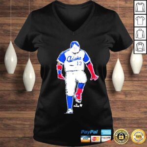 VLadies Mlb atlanta braves ronald acuna jr the silencer shirt