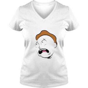 VLadies Morty smith face rick and morty shirt