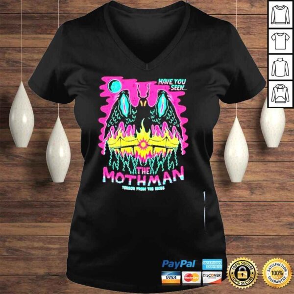 Mothman terror from the skies shirt - Image 2