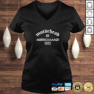 VLadies Motorhead In America 1982 TShirt