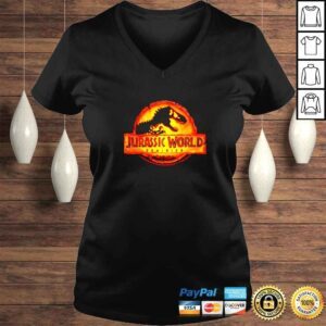 VLadies Movie Poster Guy Jurassic World Dominion TShirt