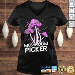 VLadies Mushroom picker collecting picking collect shirt