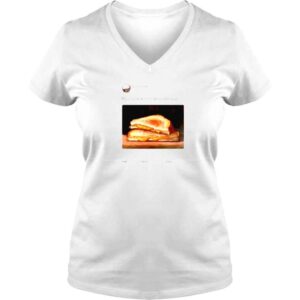 VLadies My Oil Painting Of A Grilled Cheese Shirt