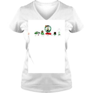 VLadies NBA Finals Playoff Paint The Boston Celtics Shirt