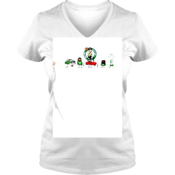 NBA Finals Playoff Paint The Boston Celtics Shirt - Image 2