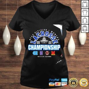 VLadies NCAA Division I Womens Lacrosse 2022 Championship Final Champion Jersey shirt