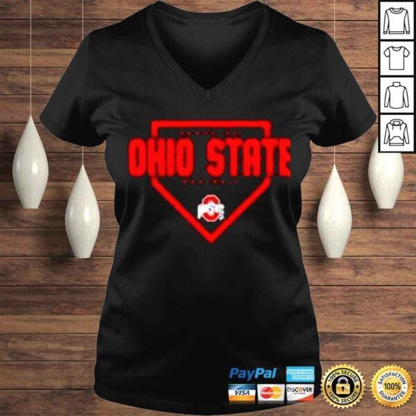 NCAA Ohio State Buckeyes 2022 Baseball Plate Performance shirt - Image 2