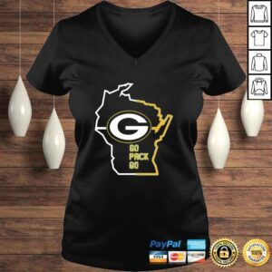 VLadies NFL Green Bay Packers Go Pack Go Shirt