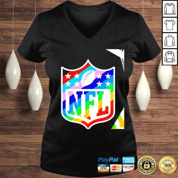 NFL Shield LGBT Pride logo shirt - Image 2