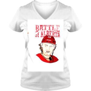 VLadies NHL Matthew Tkachuk Battle Of Alberta Shirt