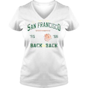 VLadies National Champions San Francisco 55 56 Back to Back Shirt