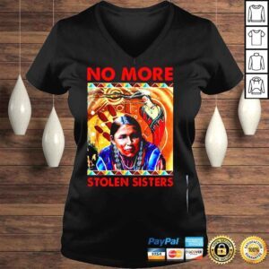 VLadies Native American No More Stolen Sisters Tshirt