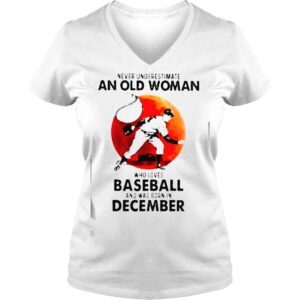 VLadies Never Understand An Old Man Who Loves Baseball And Was Born In December Blood Moon Shirt